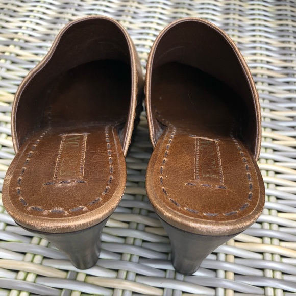 Vintage Prada Wooden Clogs 37 Mules Sandals 7 Y2K - Picture 9 of 16
